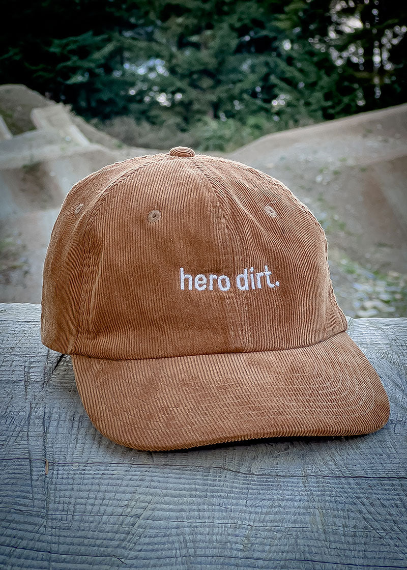 hero dirt. corduroy hat